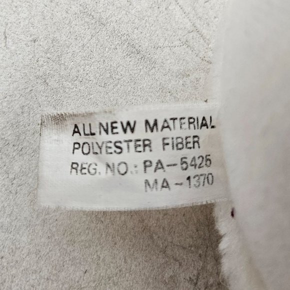 Lovett International Bunny Rabbit Plush White With Purple Accents Stuffed Animal - Picture 7 of 8